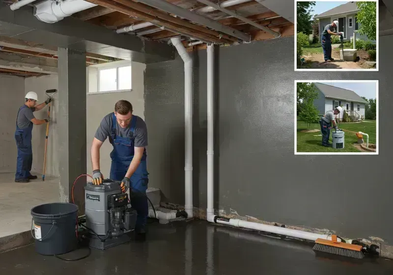 Basement Waterproofing and Flood Prevention process in Grimsley, TN